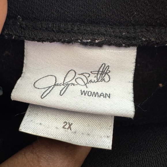 2X Jaclyn Smith Poly Spandex Pants (fits 4x/5x) Charlie’sAngel Jaclyn Smith - Picture 2 of 3